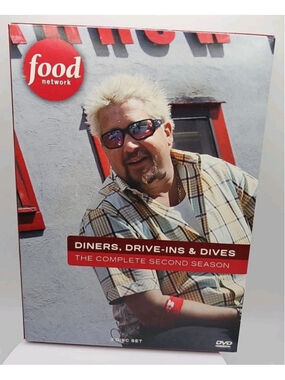 Diners, Drive-Ins and Dives Complete Second Season 2 (3 DVD Set, Food Network)